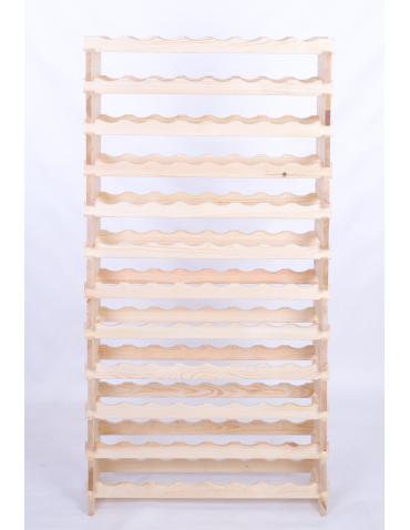 Modułowe stojaki do butelek RW11 - Stojak na wino regał modułowy na butelki 12x8 but DUŻY MONTAŻ BEZ NARZĘDZI - produkt 4