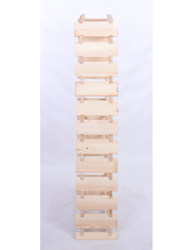 Modułowe stojaki do butelek RW11 - Stojak na wino regał modułowy na butelki 12x8 but DUŻY MONTAŻ BEZ NARZĘDZI - produkt b2b.wamar.biz 5