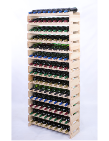 Stojak na wino regał modułowy na butelki 14x8 but WSZYSTKIE TYPY BUTELEK - produkt 2