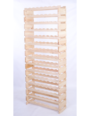 Modułowe stojaki do butelek RW11 - Stojak na wino regał modułowy na butelki 15x8 but WYSOKI BEZ NARZĘDZI - product 3