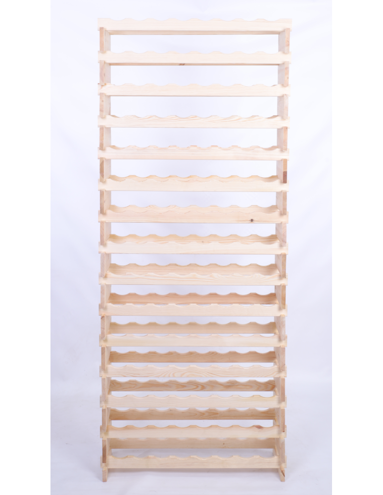 Modułowe stojaki do butelek RW11 - Stojak na wino regał modułowy na butelki 15x8 but WYSOKI BEZ NARZĘDZI - product b2b.wamar.biz 4