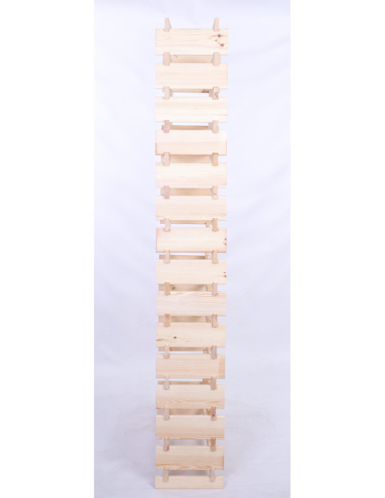 Modułowe stojaki do butelek RW11 - Stojak na wino regał modułowy na butelki 15x8 but WYSOKI BEZ NARZĘDZI - product b2b.wamar.biz 5