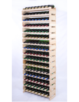 Stojak na wino regał modułowy na butelki 16x8 but WYSOKI BEZ NARZĘDZI - product 2