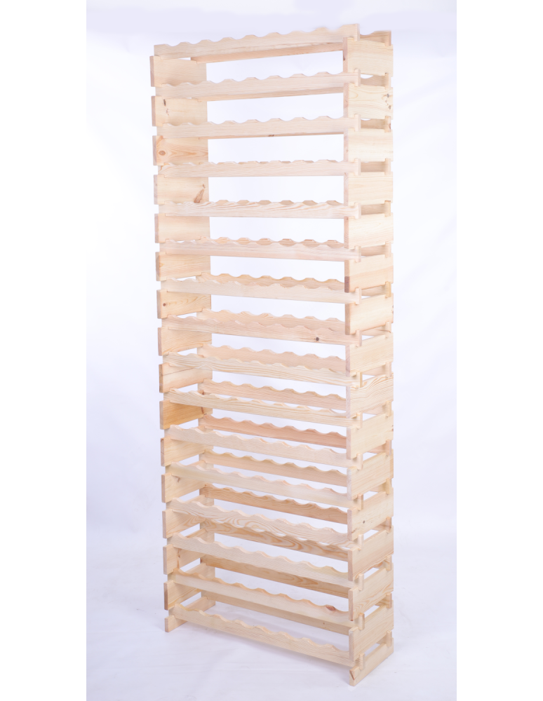 Modułowe stojaki do butelek RW11 - Stojak na wino regał modułowy na butelki 16x8 but WYSOKI BEZ NARZĘDZI - produkt b2b.wamar.biz 3