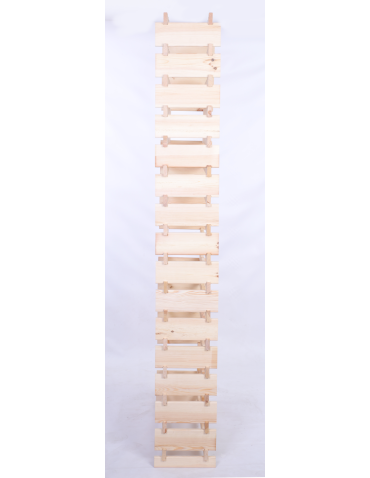 Modułowe stojaki do butelek RW11 - Stojak na wino regał modułowy na butelki 16x8 but WYSOKI BEZ NARZĘDZI - produkt 5