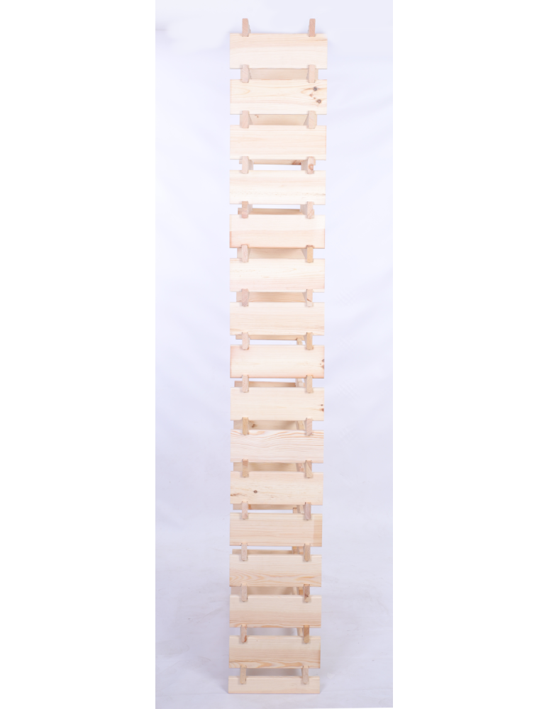 Modułowe stojaki do butelek RW11 - Stojak na wino regał modułowy na butelki 16x8 but WYSOKI BEZ NARZĘDZI - produkt b2b.wamar.biz 5