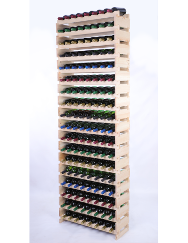 Stojak na wino regał modułowy na butelki 18x8 but WYSOKI BEZ NARZĘDZI - produkt 2