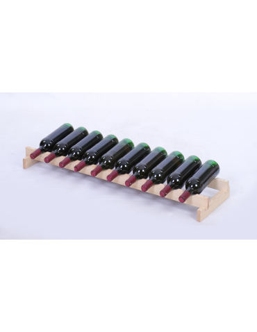 Stojak na wino regał modułowy na butelki 1x10 but POJEMNY BEZ NARZĘDZI - produkt 2