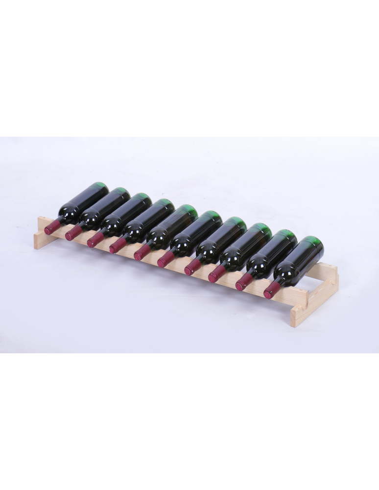 Modułowe stojaki do butelek RW11 - Stojak na wino regał modułowy na butelki 1x10 but POJEMNY BEZ NARZĘDZI - product b2b.wamar.biz 2