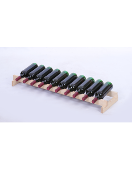 Stojak na wino regał modułowy na butelki 1x10 but POJEMNY BEZ NARZĘDZI - produkt 2