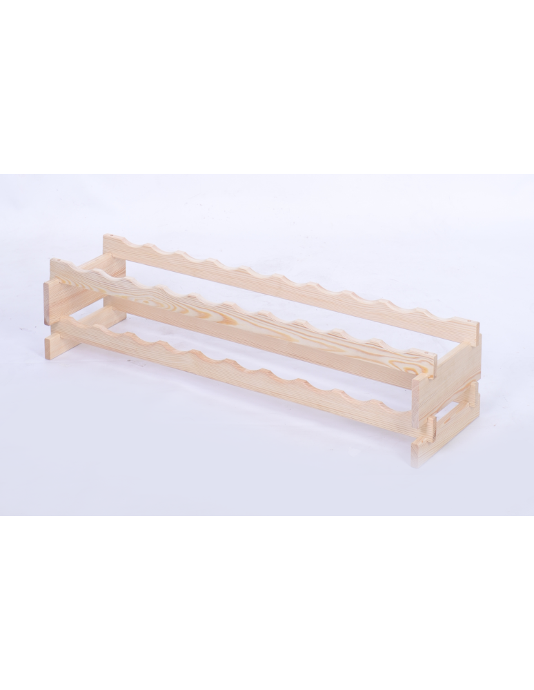 Modułowe stojaki do butelek RW11 - Stojak na wino regał modułowy na butelki 2x10 but POJEMNY BEZ NARZĘDZI - product b2b.wamar.biz 3