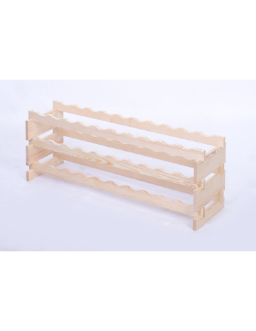 Modułowe stojaki do butelek RW11 - Stojak na wino regał modułowy na butelki 3x10 but POJEMNY BEZ NARZĘDZI - product 3