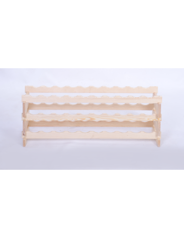 Modułowe stojaki do butelek RW11 - Stojak na wino regał modułowy na butelki 3x10 but POJEMNY BEZ NARZĘDZI - product 4