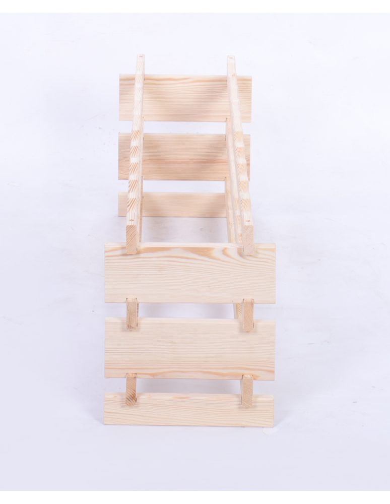 Modułowe stojaki do butelek RW11 - Stojak na wino regał modułowy na butelki 3x10 but POJEMNY BEZ NARZĘDZI - product b2b.wamar.biz 5