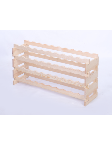 Modułowe stojaki do butelek RW11 - Stojak na wino regał modułowy na butelki 4x10 but POJEMNY BEZ NARZĘDZI - product 3