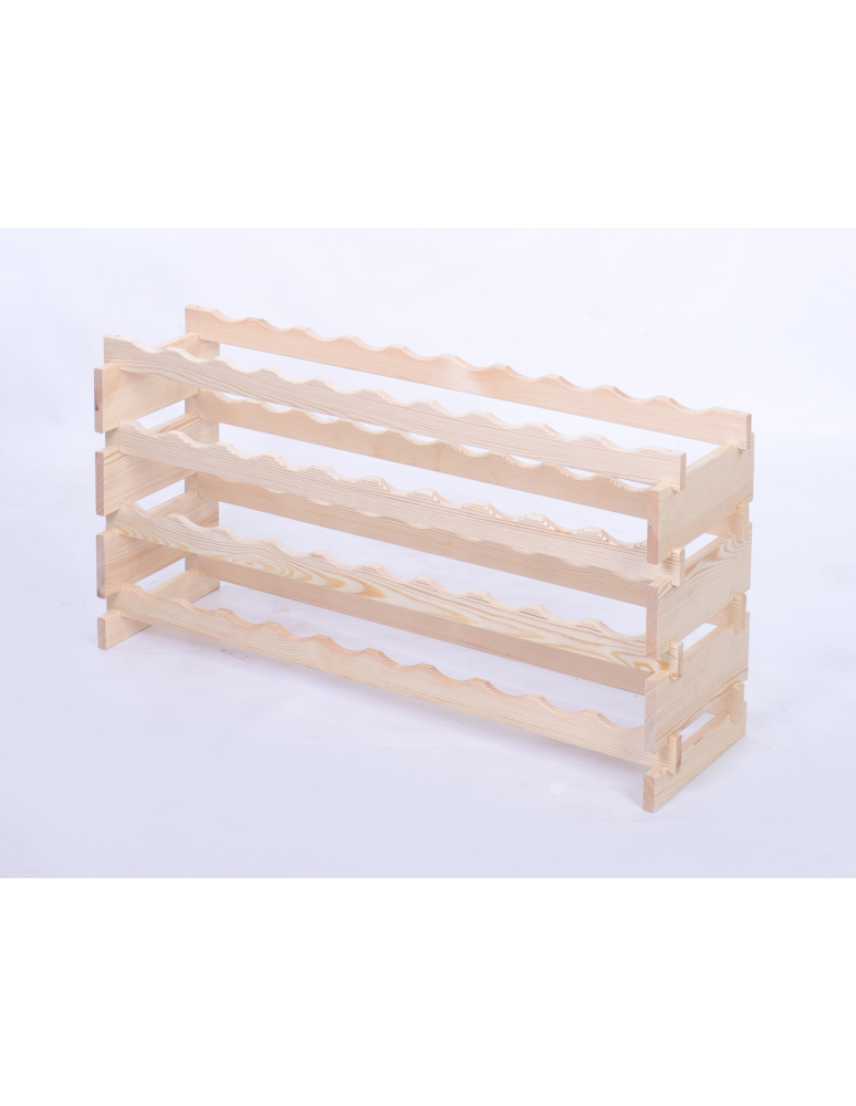 Modułowe stojaki do butelek RW11 - Stojak na wino regał modułowy na butelki 4x10 but POJEMNY BEZ NARZĘDZI - product b2b.wamar.biz 3