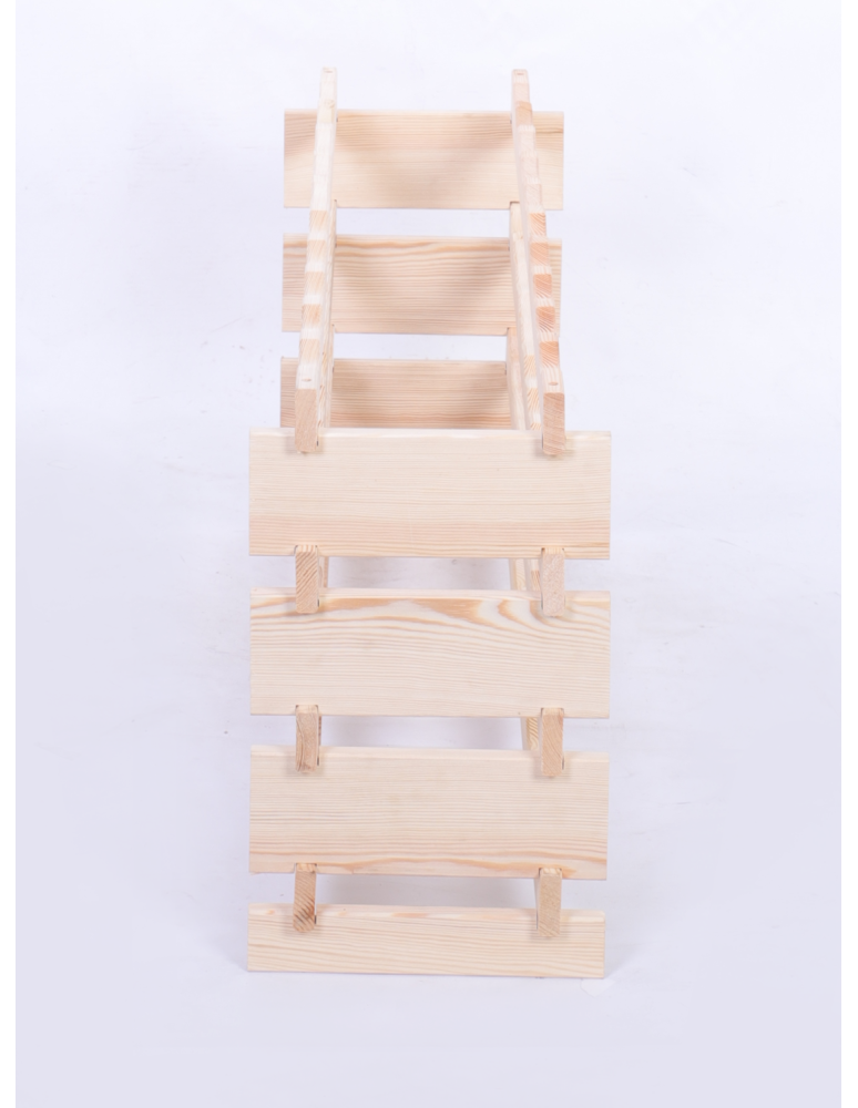 Modułowe stojaki do butelek RW11 - Stojak na wino regał modułowy na butelki 4x10 but POJEMNY BEZ NARZĘDZI - product b2b.wamar.biz 5