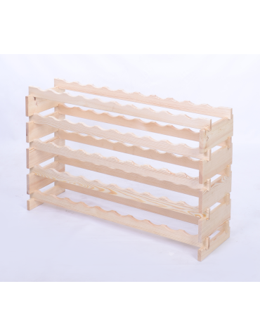 Modułowe stojaki do butelek RW11 - Stojak na wino regał modułowy na butelki 5x10 but BUDUJ JAK KLOCKI EKO - product 3