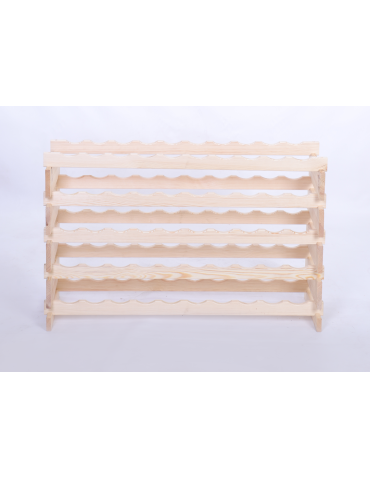 Modułowe stojaki do butelek RW11 - Stojak na wino regał modułowy na butelki 5x10 but BUDUJ JAK KLOCKI EKO - product 4