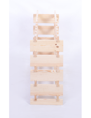 Modułowe stojaki do butelek RW11 - Stojak na wino regał modułowy na butelki 5x10 but BUDUJ JAK KLOCKI EKO - product 5