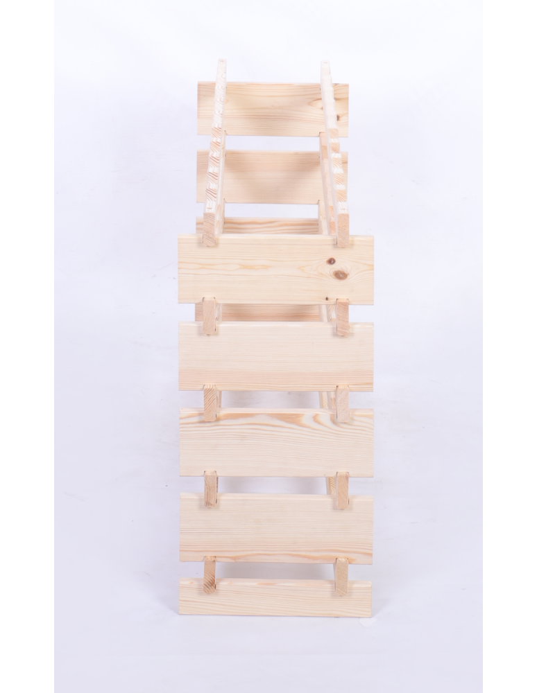 Modułowe stojaki do butelek RW11 - Stojak na wino regał modułowy na butelki 5x10 but BUDUJ JAK KLOCKI EKO - product b2b.wamar.biz 5