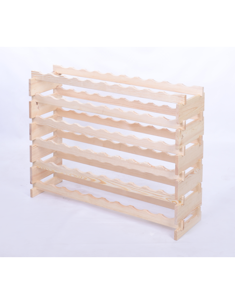 Modułowe stojaki do butelek RW11 - Stojak na wino regał modułowy na butelki 6x10 but BUDUJ JAK KLOCKI EKO - product b2b.wamar.biz 3