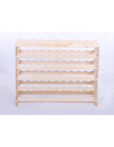 Modułowe stojaki do butelek RW11 - Stojak na wino regał modułowy na butelki 6x10 but BUDUJ JAK KLOCKI EKO - product 4