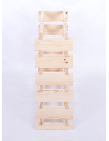 Modułowe stojaki do butelek RW11 - Stojak na wino regał modułowy na butelki 6x10 but BUDUJ JAK KLOCKI EKO - product 5