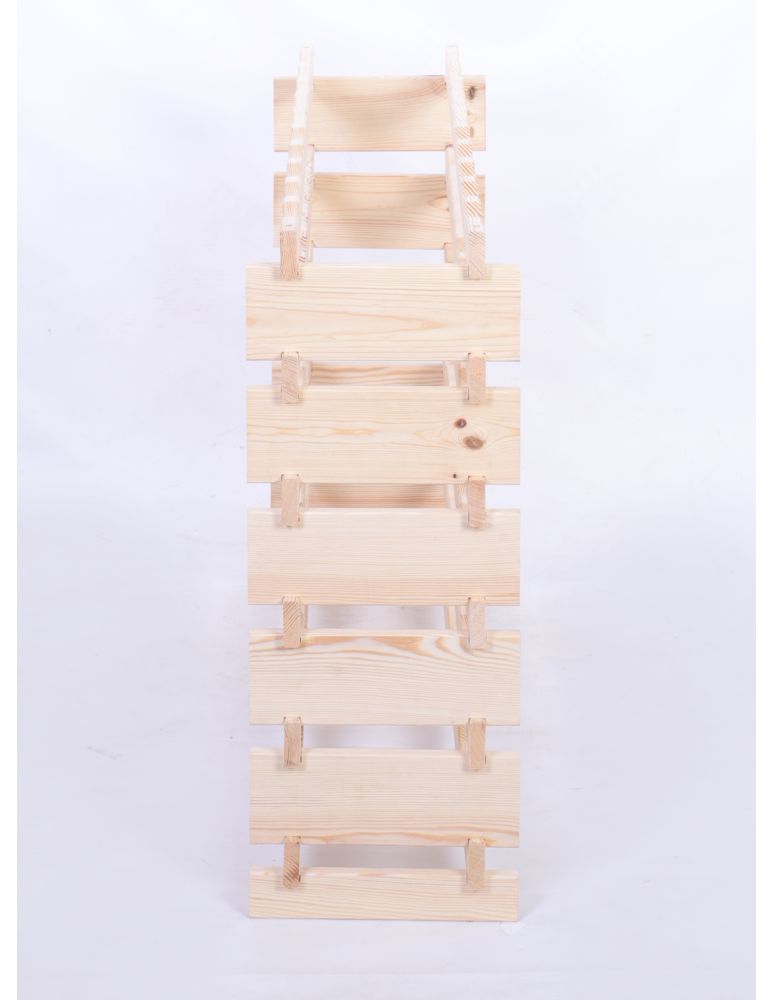 Modułowe stojaki do butelek RW11 - Stojak na wino regał modułowy na butelki 6x10 but BUDUJ JAK KLOCKI EKO - product b2b.wamar.biz 5