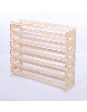 Modułowe stojaki do butelek RW11 - Stojak na wino regał modułowy na butelki 7x10 but BUDUJ JAK KLOCKI EKO - product 3