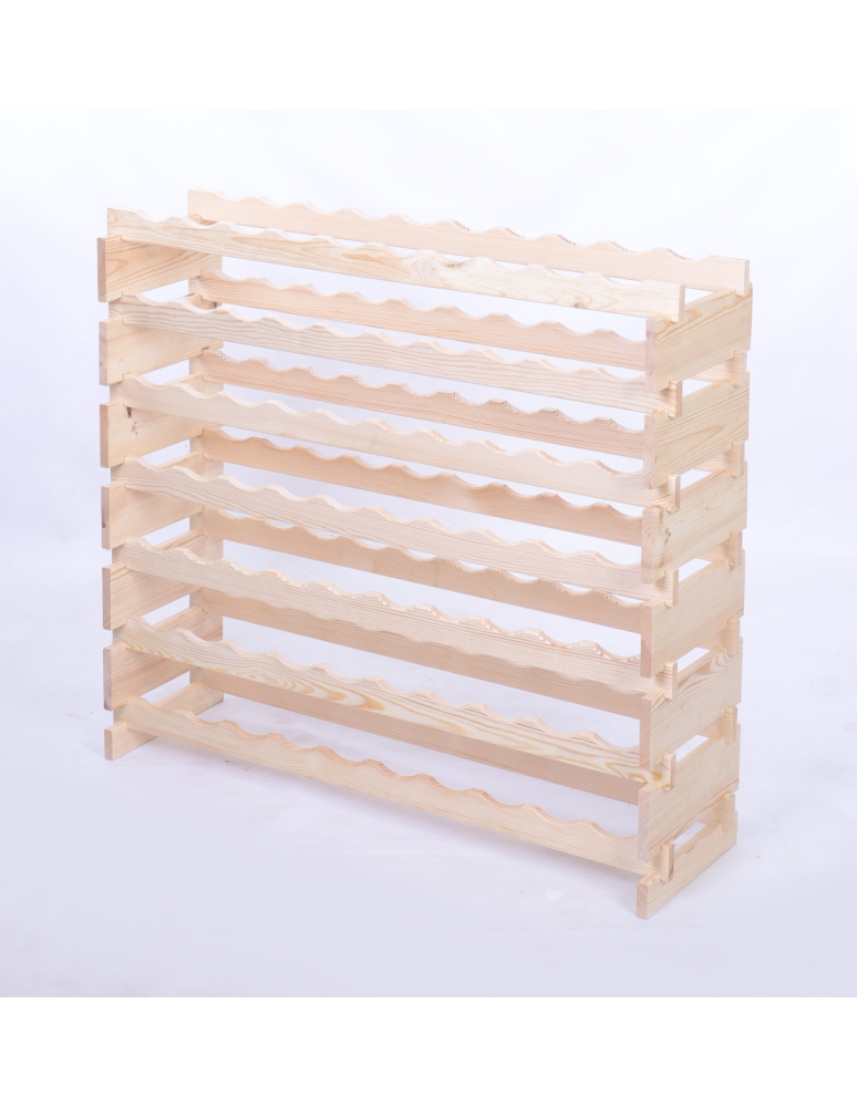 Modułowe stojaki do butelek RW11 - Stojak na wino regał modułowy na butelki 7x10 but BUDUJ JAK KLOCKI EKO - product b2b.wamar.biz 3