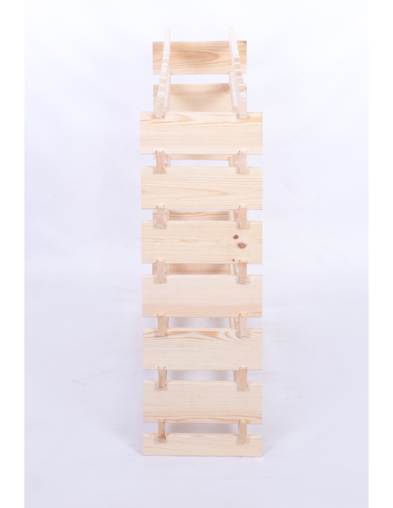 Modułowe stojaki do butelek RW11 - Stojak na wino regał modułowy na butelki 7x10 but BUDUJ JAK KLOCKI EKO - product b2b.wamar.biz 5