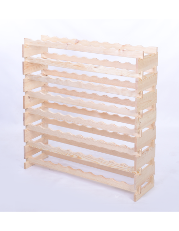 Modułowe stojaki do butelek RW11 - Stojak na wino regał modułowy na butelki 8x10 but POJEMNY BEZ NARZĘDZI - product 3