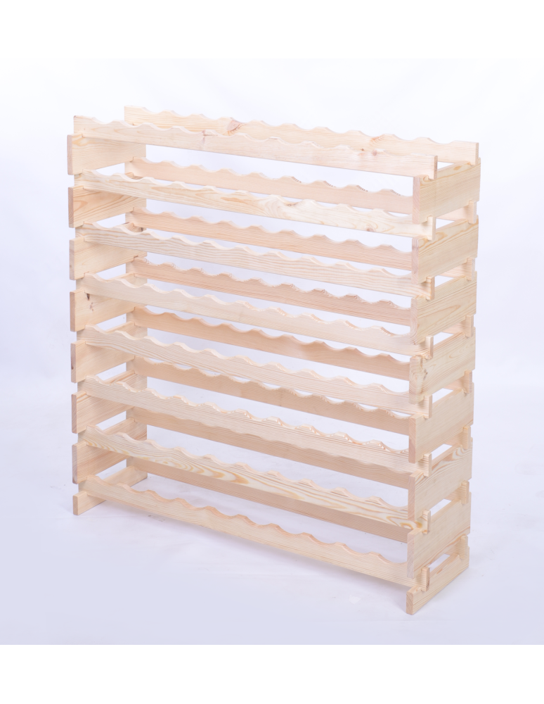 Modułowe stojaki do butelek RW11 - Stojak na wino regał modułowy na butelki 8x10 but POJEMNY BEZ NARZĘDZI - product b2b.wamar.biz 3