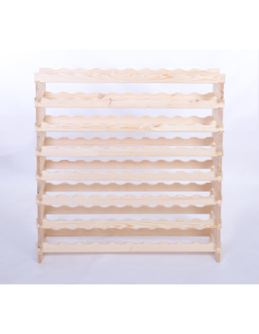 Modułowe stojaki do butelek RW11 - Stojak na wino regał modułowy na butelki 8x10 but POJEMNY BEZ NARZĘDZI - product 4