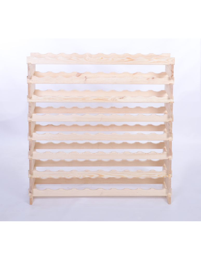 Modułowe stojaki do butelek RW11 - Stojak na wino regał modułowy na butelki 8x10 but POJEMNY BEZ NARZĘDZI - product b2b.wamar.biz 4