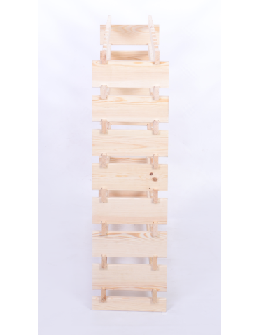 Modułowe stojaki do butelek RW11 - Stojak na wino regał modułowy na butelki 8x10 but POJEMNY BEZ NARZĘDZI - product 5