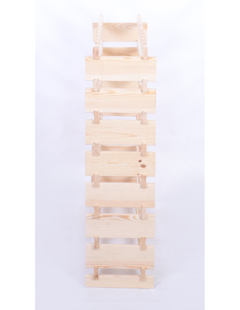 Modułowe stojaki do butelek RW11 - Stojak na wino regał modułowy na butelki 8x10 but POJEMNY BEZ NARZĘDZI - product b2b.wamar.biz 5