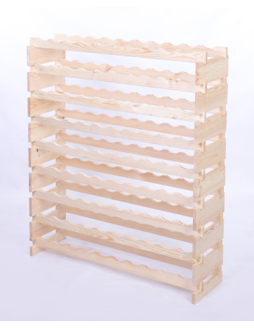 Modułowe stojaki do butelek RW11 - Stojak na wino regał modułowy na butelki 9x10 but POJEMNY BEZ NARZĘDZI - product 3