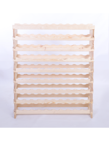 Modułowe stojaki do butelek RW11 - Stojak na wino regał modułowy na butelki 9x10 but POJEMNY BEZ NARZĘDZI - product 4