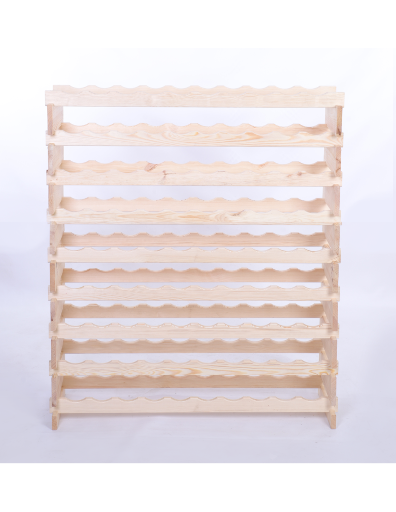 Modułowe stojaki do butelek RW11 - Stojak na wino regał modułowy na butelki 9x10 but POJEMNY BEZ NARZĘDZI - product b2b.wamar.biz 4