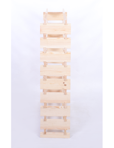 Modułowe stojaki do butelek RW11 - Stojak na wino regał modułowy na butelki 9x10 but POJEMNY BEZ NARZĘDZI - product 5