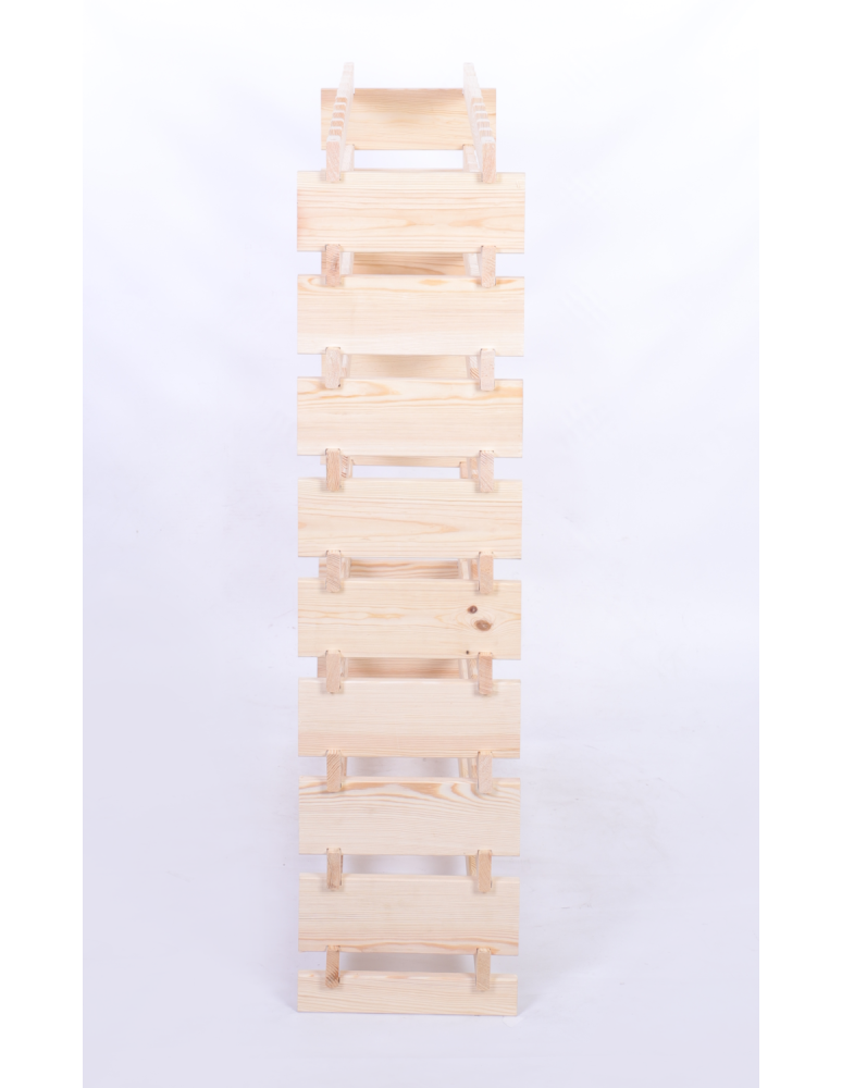 Modułowe stojaki do butelek RW11 - Stojak na wino regał modułowy na butelki 9x10 but POJEMNY BEZ NARZĘDZI - product b2b.wamar.biz 5