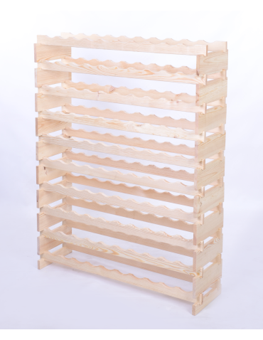 Modułowe stojaki do butelek RW11 - Stojak na wino regał modułowy na butelki 10x10 but DUŻY MONTAŻ BEZ NARZĘDZI - produkt 3