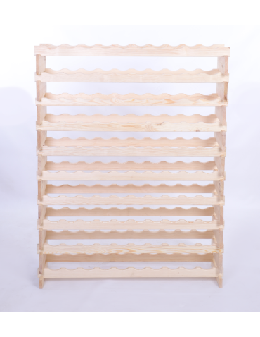 Modułowe stojaki do butelek RW11 - Stojak na wino regał modułowy na butelki 10x10 but DUŻY MONTAŻ BEZ NARZĘDZI - produkt 4