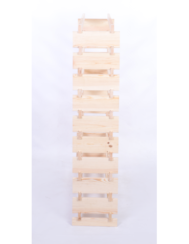 Modułowe stojaki do butelek RW11 - Stojak na wino regał modułowy na butelki 10x10 but DUŻY MONTAŻ BEZ NARZĘDZI - produkt 5