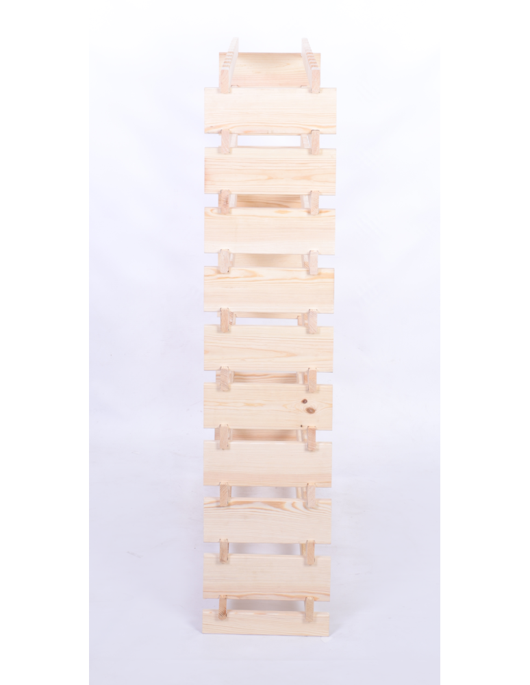 Modułowe stojaki do butelek RW11 - Stojak na wino regał modułowy na butelki 10x10 but DUŻY MONTAŻ BEZ NARZĘDZI - produkt b2b.wamar.biz 5