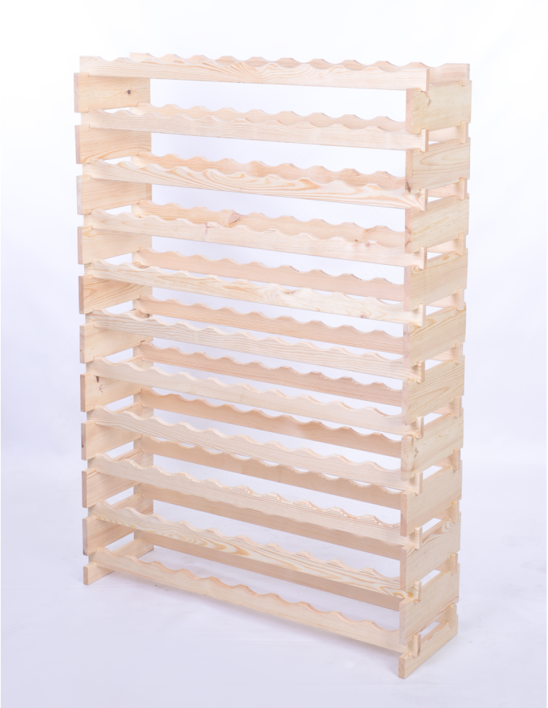 Modułowe stojaki do butelek RW11 - Stojak na wino regał modułowy na butelki 11x10 but DUŻY MONTAŻ BEZ NARZĘDZI - produkt b2b.wamar.biz 3