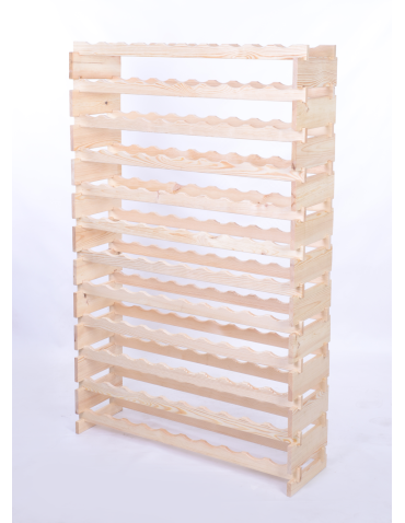 Modułowe stojaki do butelek RW11 - Stojak na wino regał modułowy na butelki 12x10 but DUŻY MONTAŻ BEZ NARZĘDZI - product 3