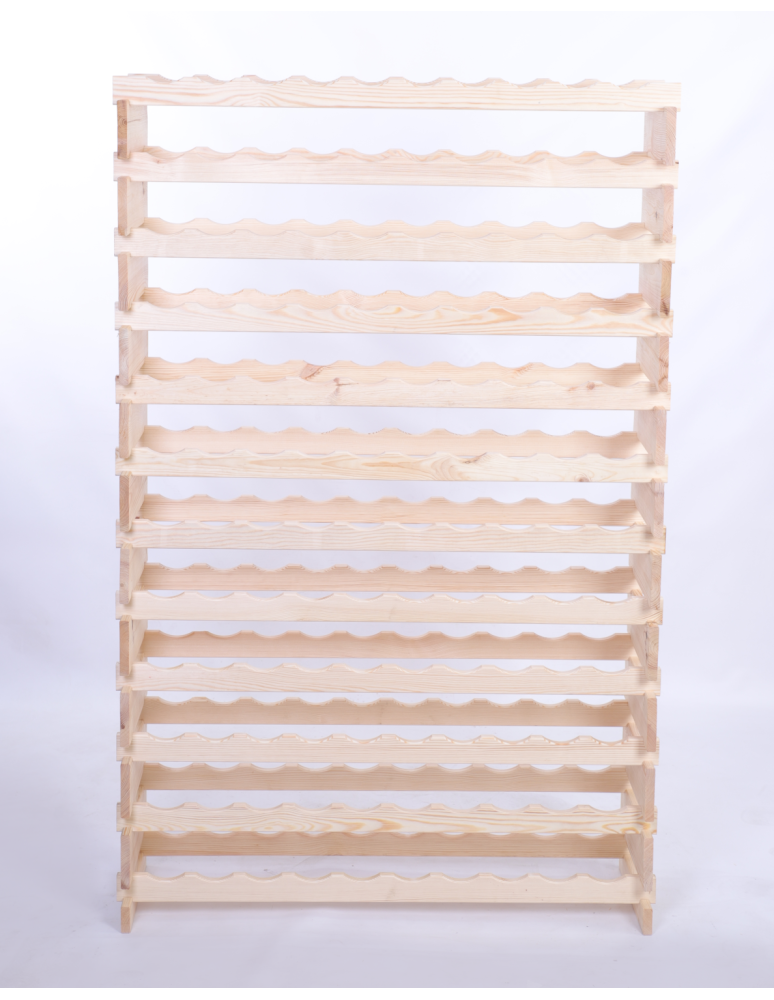 Modułowe stojaki do butelek RW11 - Stojak na wino regał modułowy na butelki 12x10 but DUŻY MONTAŻ BEZ NARZĘDZI - product b2b.wamar.biz 4